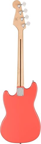 Fender Squier Sonic Bronco Bass - Tahitian Coral Bundle with Rumble 15 Amplifier, Instrument Cable, Tuner, Strap, and Austin Bazaar Instructional DVD in Kuwait