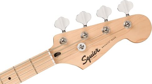 Fender Squier Sonic Bronco Bass - Tahitian Coral Bundle with Rumble 15 Amplifier, Instrument Cable, Tuner, Strap, and Austin Bazaar Instructional DVD in Kuwait