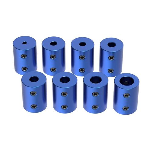1PC Aluminum Alloy Couplings Bore Bue Flexible Shaft Coupler 3D Printers Stepper Motor Parts(6mm to 6mm) in Saudi Arabia