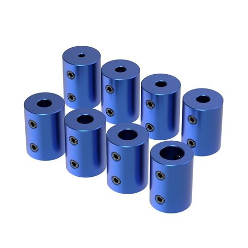 1PC Aluminum Alloy Couplings Bore Bue Flexible Shaft Coupler 3D Printers Stepper Motor Parts(6mm to 6mm) in Saudi Arabia
