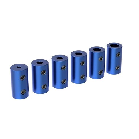 1 قطعة وصلات سبائك الألومنيوم تتحمل الأزرق مقرنة عمود مرن طابعات ثلاثية الأبعاد محرك متدرج جزء (6 مللي متر إلى 7 مللي متر) in Kuwait