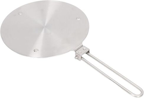 Stainless Steel Heat Diffuser Plate, Induction Cooker Heat Diffuser for Gas Electric Stovetop, Even Heat Distribution Cooking Plate with Handle for Ceramic Pot Iron Pan (20#) in Kuwait