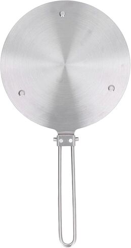 Stainless Steel Heat Diffuser Plate, Induction Cooker Heat Diffuser for Gas Electric Stovetop, Even Heat Distribution Cooking Plate with Handle for Ceramic Pot Iron Pan (20#) in Kuwait