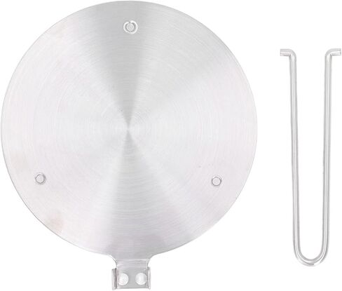 Stainless Steel Heat Diffuser Plate, Induction Cooker Heat Diffuser for Gas Electric Stovetop, Even Heat Distribution Cooking Plate with Handle for Ceramic Pot Iron Pan (20#) in Kuwait