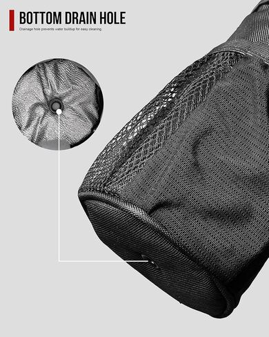 IRON JIA'S Motorcycle Cup Holder, Motorcycle Drink Holder with Mesh Pockets, Universal Water Bottle Cup Accessories for Bike, e-Bike, ATV/UTV, Wheelchair, Walker (Fits 1.1"-1.4" Handlebar) in Kuwait