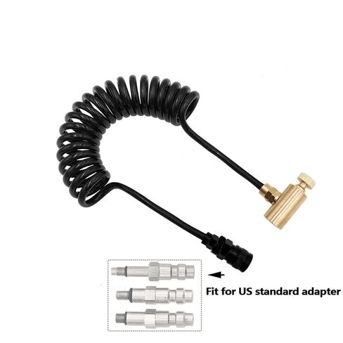 علب تناسب الأخضر والأحمر والأسود مع خرطوم ملفوف، US Foster 2302 مقرنة أنثى مقرنة قطع سريعة لـ Airsoft in Saudi Arabia