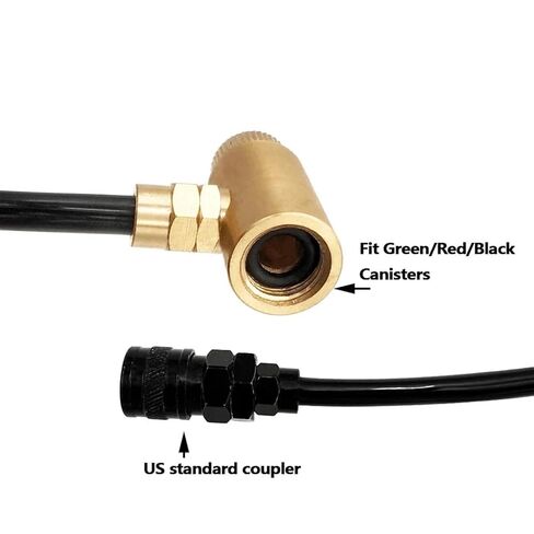 علب تناسب الأخضر والأحمر والأسود مع خرطوم ملفوف، US Foster 2302 مقرنة أنثى مقرنة قطع سريعة لـ Airsoft in Saudi Arabia