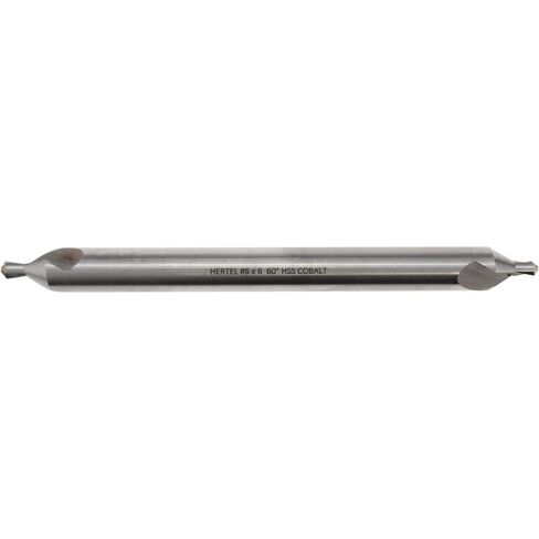Combo Drill & Countersink, #6, 1/2" Body Diameter, Cobalt, 7/32" Point Diameter, 118° Angle, Bright Polished Finish, 6" Overall Length in Saudi Arabia