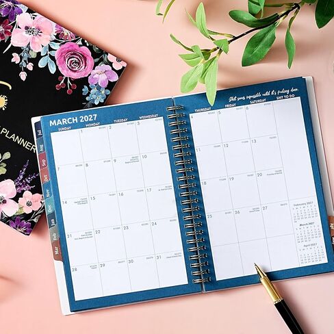 Teacher Planner 2025-2026 - Academic Planner 2025-2026, Teacher Lesson Planner from Jul. 2025 to Jun. 2026, 11" x 8.5", Weekly & Monthly Lesson Plan Book for Teachers - Floral in Kuwait