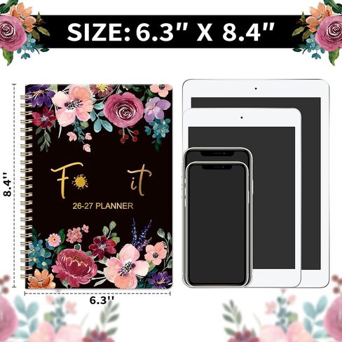 Teacher Planner 2025-2026 - Academic Planner 2025-2026, Teacher Lesson Planner from Jul. 2025 to Jun. 2026, 11" x 8.5", Weekly & Monthly Lesson Plan Book for Teachers - Floral in Kuwait