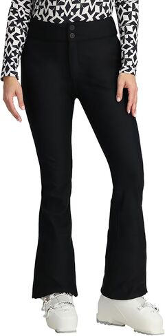 Obermeyer Womens Bond Shell Ski Pants, Waterproof Breathable, 4-Way Stretch Softshell for Snow and Skiing, Black, Size 8 in Saudi Arabia
