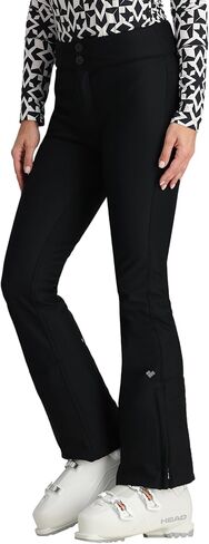 Obermeyer Womens Bond Shell Ski Pants, Waterproof Breathable, 4-Way Stretch Softshell for Snow and Skiing, Black, Size 8 in Saudi Arabia