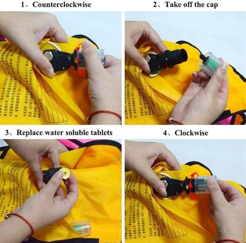 Automatic Inflatable Water Vest for Adults – Lightweight Adjustable Design for Recreational Water Activities in Kuwait