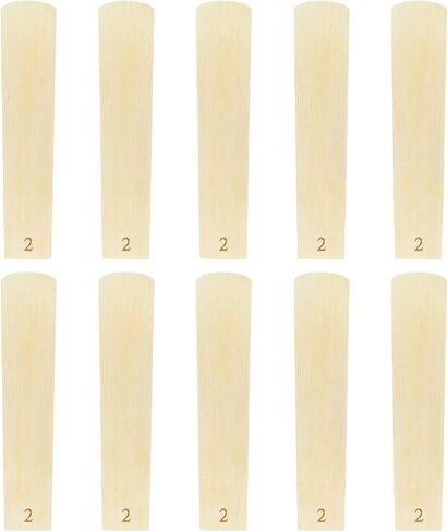 Tissting Soprano Saxophone Reeds 10 Pack, Rich Sound for Beginners & Players,Reeds for Smooth Playability, Durable Design for Longevity, Suitable for Various Musical Styles (2.5) in Saudi Arabia
