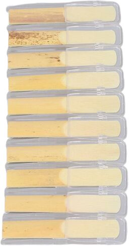 WALFRONT 2.5 Strength Professional Sax Reeds for Bb Soprano Saxophone Suitable for Beginners Practice Stage Recording Sessions in Saudi Arabia