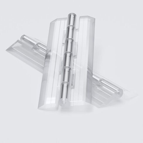 5 x Acrylic Hinge 150mm CLEAR, Continuous Acrylic Piano Hinges, (5 29/32 in) in Saudi Arabia