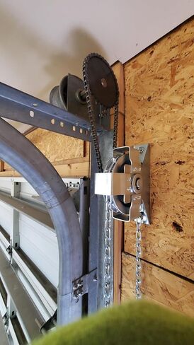 رافعة سلسلة بعمود رافعة لباب المرآب من LAJIAOZ - رافعة ذات محرك مخفض بنسبة 3:1 للأبواب القابلة للطي وفتاحات أبواب المرآب بعمود الرافعة in Kuwait