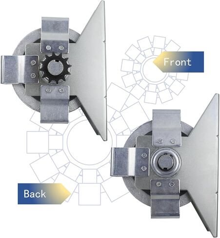 رافعة سلسلة بعمود رافعة لباب المرآب من LAJIAOZ - رافعة ذات محرك مخفض بنسبة 3:1 للأبواب القابلة للطي وفتاحات أبواب المرآب بعمود الرافعة in Kuwait