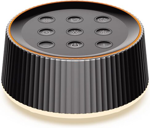 Noise Machine, White Noise Sound Machine for Baby & Adults, 26 Soothing Sounds, 8 Night Light Colors, Tap Control, 6 Timer Settings, Auto-Off & Memory, 4-7-8 Breathing, Sleep Soother for Home in Kuwait