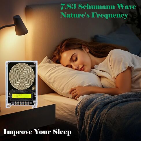 0.01Hz-299999Hz Adjustable Sine Wave Frequency Generator for Healing, 7.83Hz Schumann Resonance Generator with Acrylic Case, USB Powered Signal Generator for Relaxation, Stress Relief & Better Sleep in Kuwait
