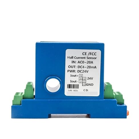 0-20mA Current Sensor 0-5V 0-10V Output Perforated AC Ampere Signal Transducer(4-20mA,0-300ADC_15MM Aperture_24V) in Saudi Arabia