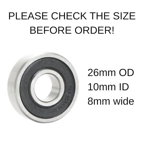Set of 2 Sander Blade Thrust Bearings 26mm OD x 10mm ID x 8mm W Compatible with Craftsman 12-Inch Band Saw Models from The 60's Through The 80's, 113.243xxx Series in Saudi Arabia