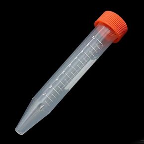 أنابيب طرد مركزي سعة 10 مل، 200 قطعة من الأنابيب المخروطية المعقمة/عبوة من حقيبتين، أغطية لولبية مانعة للتسرب (برتقالية)، حاوية بلاستيكية مع علامات كتابة، غير بيروجينية، خالية من DNase/RNase in Kuwait