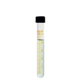 5mL Glass Centrifuge Test Tube OD=12mm Height=105mm with Plastic Screw Cap Round Bottom 5 Pcs/Lot in Saudi Arabia