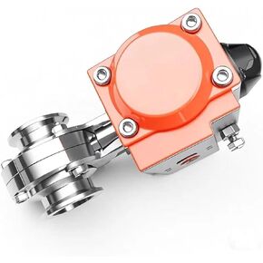 1/2 "إلى 2" صمام فراشة ثلاثي المشبك مشغل هوائي مزدوج مشغل هواء من الفولاذ المقاوم للصدأ (OD19) in Kuwait