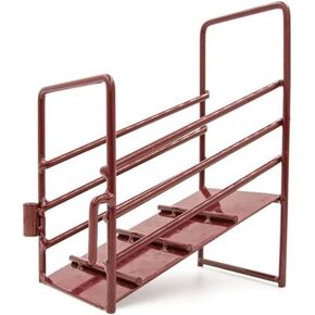 Little Buster Toys Loading Ramp - Red | All-Metal Ranch Accessory | Connects with LBT Panels | Durable & Realistic Farm Toy Display for Livestock Transport | Holiday Ranch Collection in Saudi Arabia
