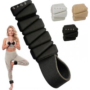 GAOS Wrist & Ankle Weights for Women - Wearable Weighted Bangles for Pilates, Yoga, Walking & Strength Training,Adjustable Fit, Soft Silicone Anti-Slip Design - 2 lbs Pair (Set of 2). in Saudi Arabia