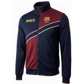 Icon Sports BARÇA Youth Zip-Up Jacket - Licensed FC Barcelona Kids Track Jacket in Kuwait