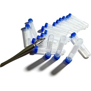 مجموعة أنابيب تخزين بلاستيكية مكونة من 20 قطعة مع أغطية إغلاق ومقياس قياس وملعقة ضبط in Kuwait