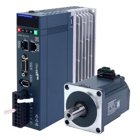 STEPPERONLINE AC Servo Motor kit EtherCAT A6 Series 400W Servo Motor 3000rpm 1.27Nm 17 Bit Absolute Encoder IP67 + 400W EtherCAT AC Servo Motor Driver+ 3.0M Cabels in Kuwait