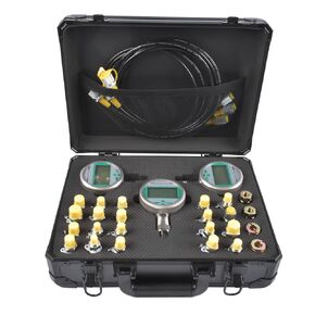 70P Digital Hydraulic Pressure Test Kit w/ 3 Gauges (1 * 16MPa, 2 * 70MPa) & 22 Couplings Replacement for Caterpillar, John Deere Excavator Repair Mixizap in Kuwait