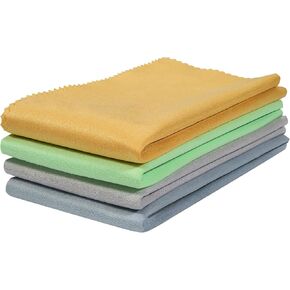 Guitar Cloths Ultrafine fiber suede Plush Polishing Cloths for Musical Instruments Premium Polishing & Cleaning Cloths for Guitar Violin Piano Clarinet Trumpet Sax Universal, 4-Pack 12"x12" in Kuwait