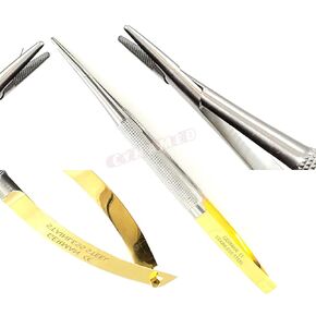 Castro Viejo Micro Needle Holder Needle Drive Straight 15 cm 6 inches withTungsten Carbide Inserts Tip with Lock Premium German Set of 2 Each in Kuwait