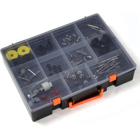 مجموعة ملحقات الطبلة مع حقيبة حمل - 71 قطعة من قطع غيار وأدوات الطبول البديلة لقارعي الطبول - تتضمن مفاتيح الطبلة، وقابض القبعة العالية، وسلك كمين، ولباد الصنج، ومسامير - حقيبة جاهزة للحفلة in Kuwait