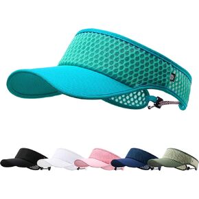 AUSFLUG Sun Visor Hat Men Women - Wide Brim Quick Dry Adjustable Cap, Lightweight for Golf Tennis Pickleball Beach in Saudi Arabia