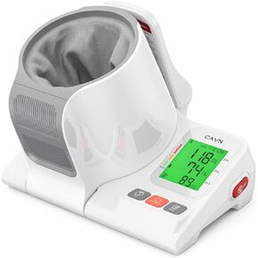 CAVN Blood Pressure Monitor, One-Touch Barrel-Type Upper Arm Blood Pressure Monitors for Home Use, No-Wrap Auto-Fit Design, Fits Arms 7.1"-16.5", 3-Color Backlight, 2 Users 2×99 Memory in Kuwait