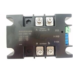 R1 R2 Model 1KW 2KW 4KW 6KW 8KW Single Phase Motor Soft Starter 220V for Water Pump Belt Conveyor Blower(SSR-20WA-R1(1KW))(SSR-150WA-R2(6KW)) in Saudi Arabia