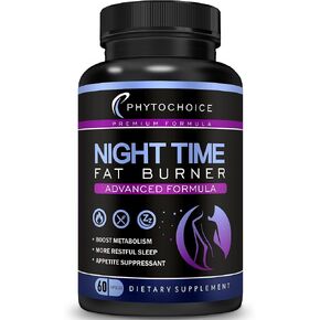 حبوب إنقاص الوزن أثناء الليل للنساء - مانعات الكربوهيدرات ومثبطة للشهية مع حبوب الحمية لحرق الدهون والميلاتونين التي تعمل بسرعة للنساء - معززة الأيض أثناء الليل - مصنوعة في الولايات المتحدة الأمريكية - عبوة واحدة in Kuwait