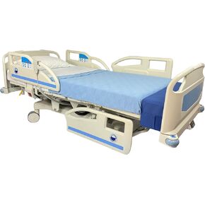 Glory Medical PAM-7 Enhenced Hospital ICU Bed for Commercial/Home Care, Built-In Weight Scale, 10" Extension, Manual/Electric CPR, User control at the siderail, Central Locking, 7" Hybrid Air Mattress in Kuwait