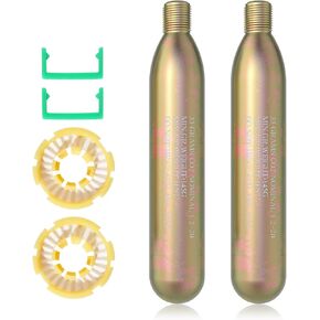 24G Co2 Cartridge Cylinder for Life Vest, Accessory for C02 PFD Rearming Kit, for Auto/Manual Inflating Life Jacket, for Adult, Used for Fishing, Surfing, Sea/Ocean Activities in Kuwait