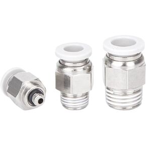 1 قطعة خرطوم نحاسي موصل سريع هوائي Pc8-02Mm Airtac مستقيم من خلال موصل مكون هوائي أبيض توصيل سريع (Pc16-04 (أبيض)) in Kuwait