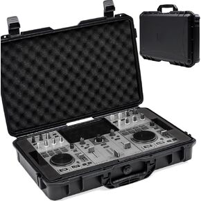حافظة صلبة لجهاز Denon DJ Prime GO/Prime GO+ | حقيبة حمل واقٍ للتخزين مع إسفنج EVA | متوافق مع غطاء الكمبيوتر (البولي كربونات). in Kuwait