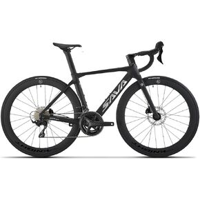 دراجة سباق SAVADECK خفيفة الوزن من ألياف الكربون بالكامل للبالغين، مع مجموعة Shimano R7120 ذات 24 سرعة، مزودة بإطار من ألياف الكربون ومجموعة عجلات، وفرامل قرصية بالزيت الهيدروليكي in Kuwait