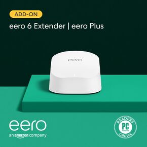 Amazon Eero 6 Mesh Wi-Fi System | يدعم سرعات تصل إلى 500 ميغابت في الثانية | الاتصال بـ Alexa | تغطية تصل إلى 4500 قدم مربع | 3 عبوات ، ثلاثة أجهزة التوجيه in Kuwait