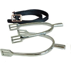 Coronet Men's Prince of Wales Never Rust Spurs with Straps in Kuwait