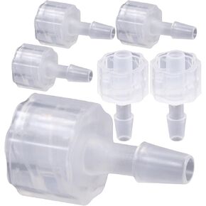 8 قطعة طقم محول خرطوم قفل Luer ، 3.2 مللي متر Pp اقتران الخيط الداخلي ، مجموعة موصل بارب قفل البلاستيك لأنابيب السوائل الصناعية in Kuwait